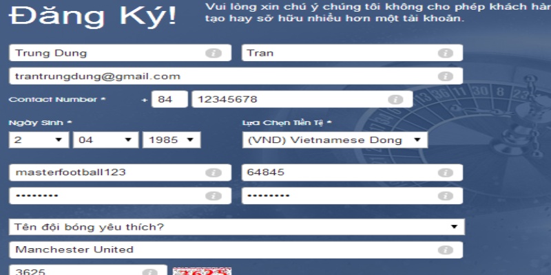 Một số vấn đề thường gặp khi đăng ký m88